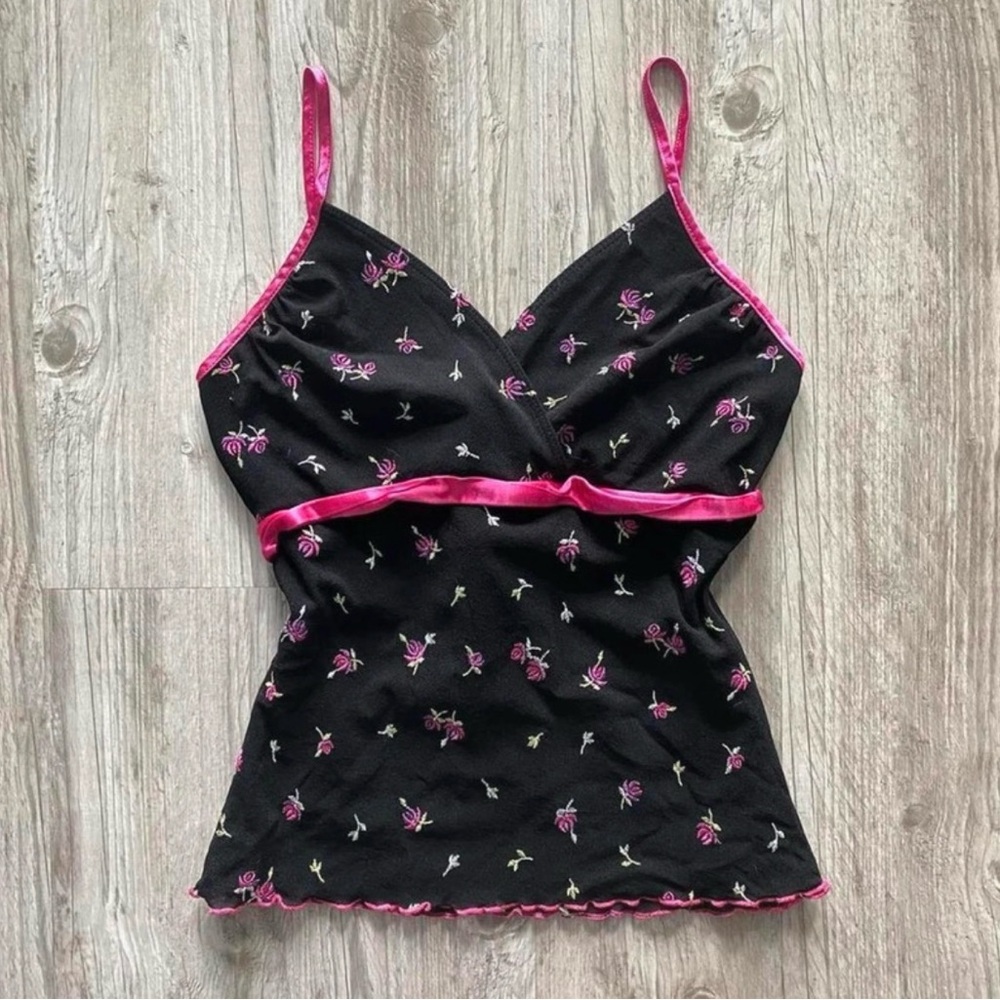 vintage embroidered babydoll cami